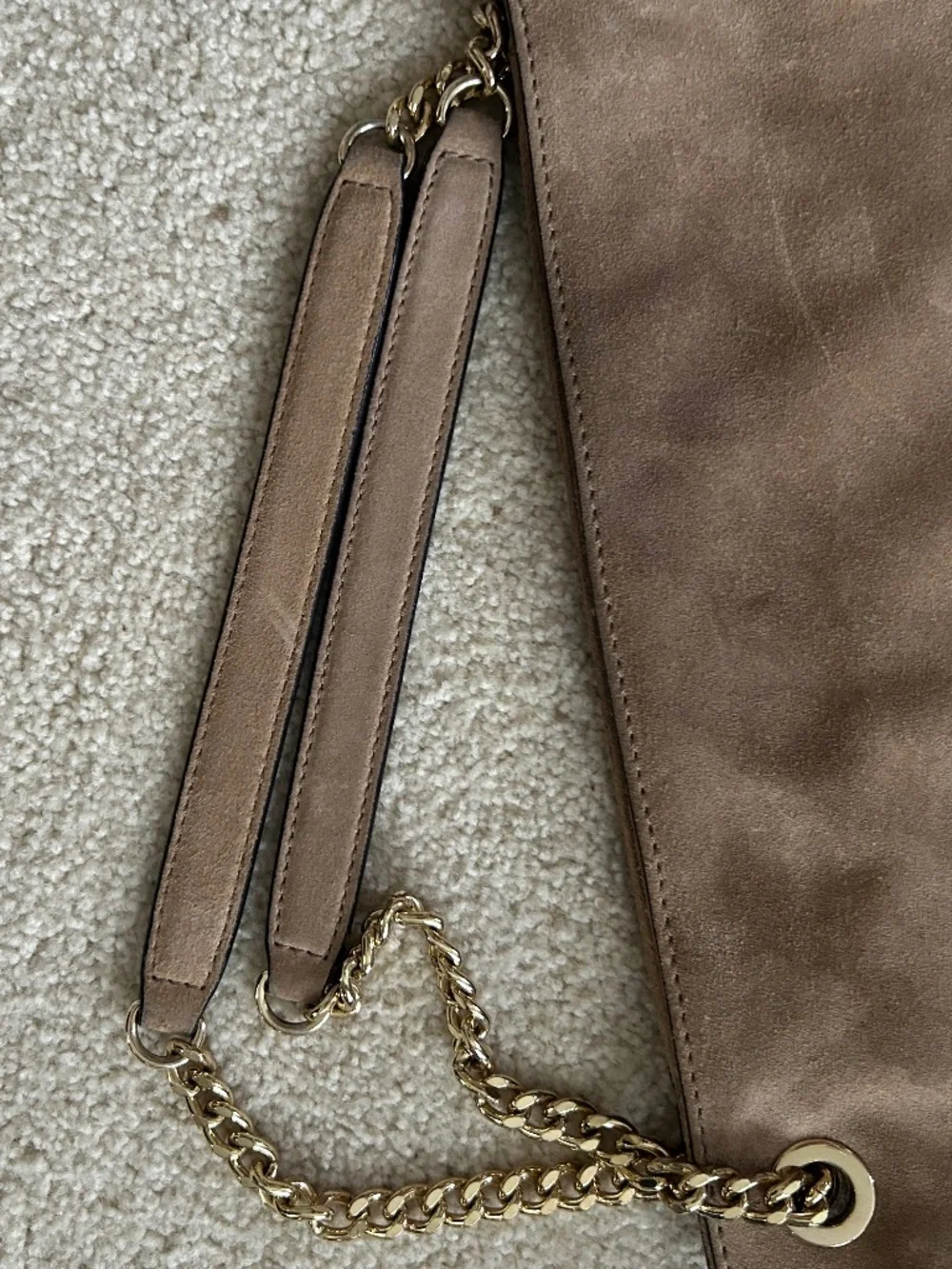 Michael Kors suede bag